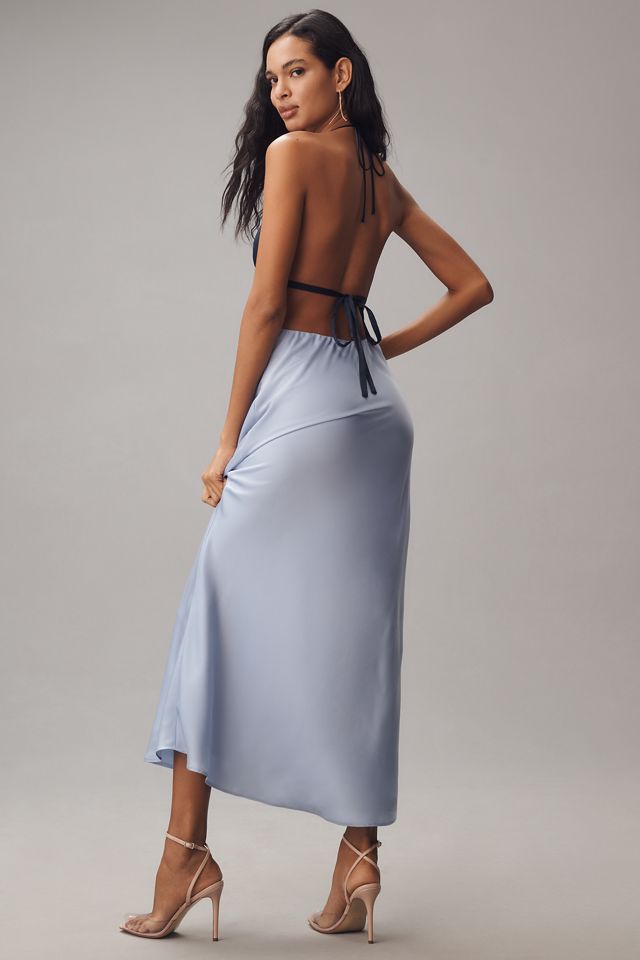 NIA Petite Wolfe Colorblock Maxi Dress #3