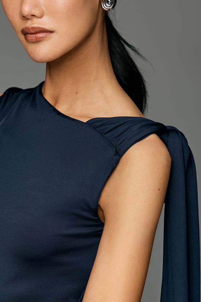 NIA Brisa Ruched Sleeveless Mini Dress | Anthropologie