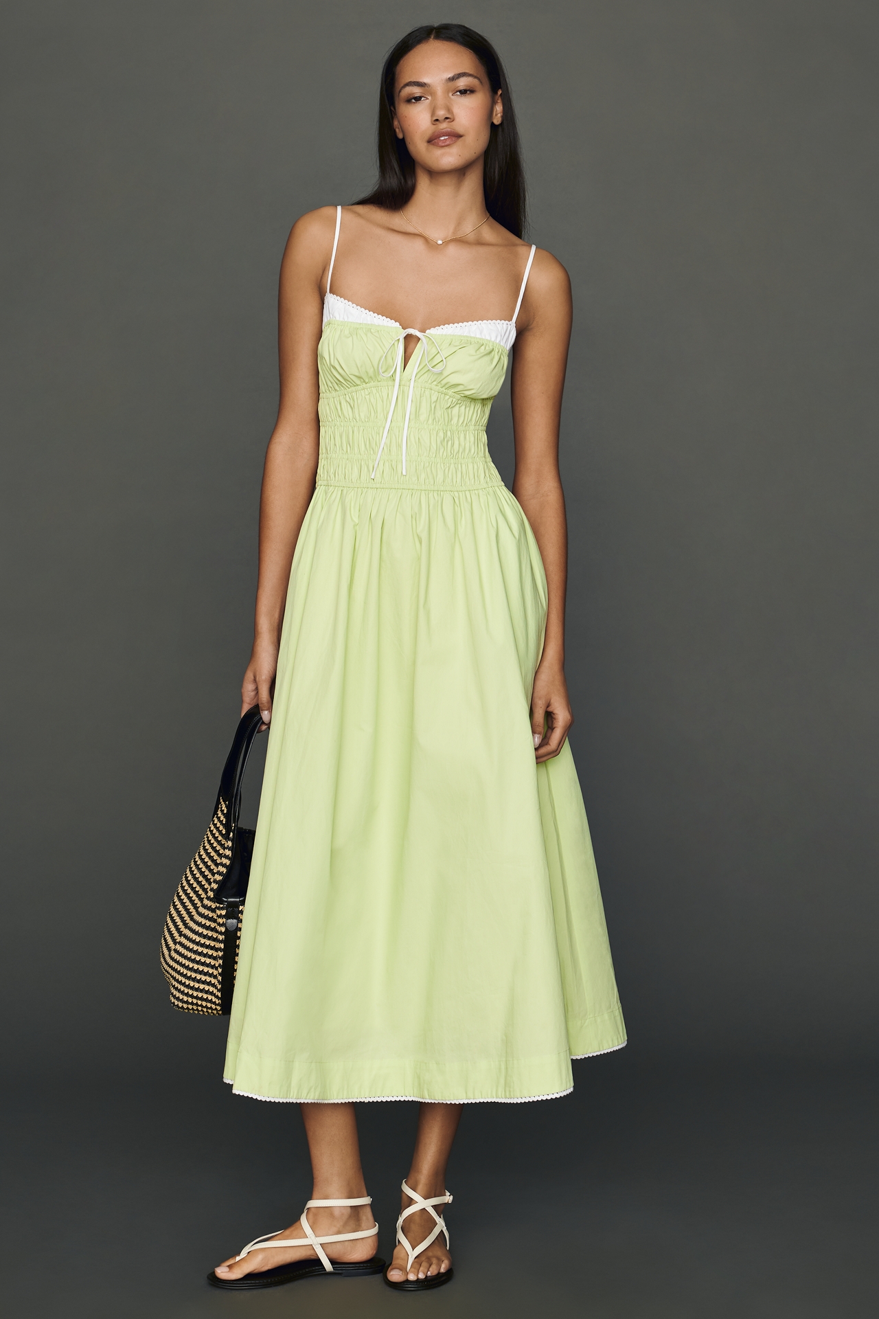 NIA Thomas Cotton Midi Dress
