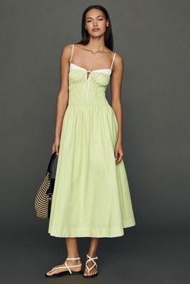 NIA Thomas 100% Cotton Midi Dress