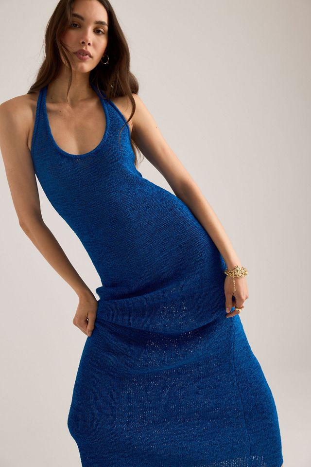 Faithfull The Brand Vestido Maxi Halter Bianca #1