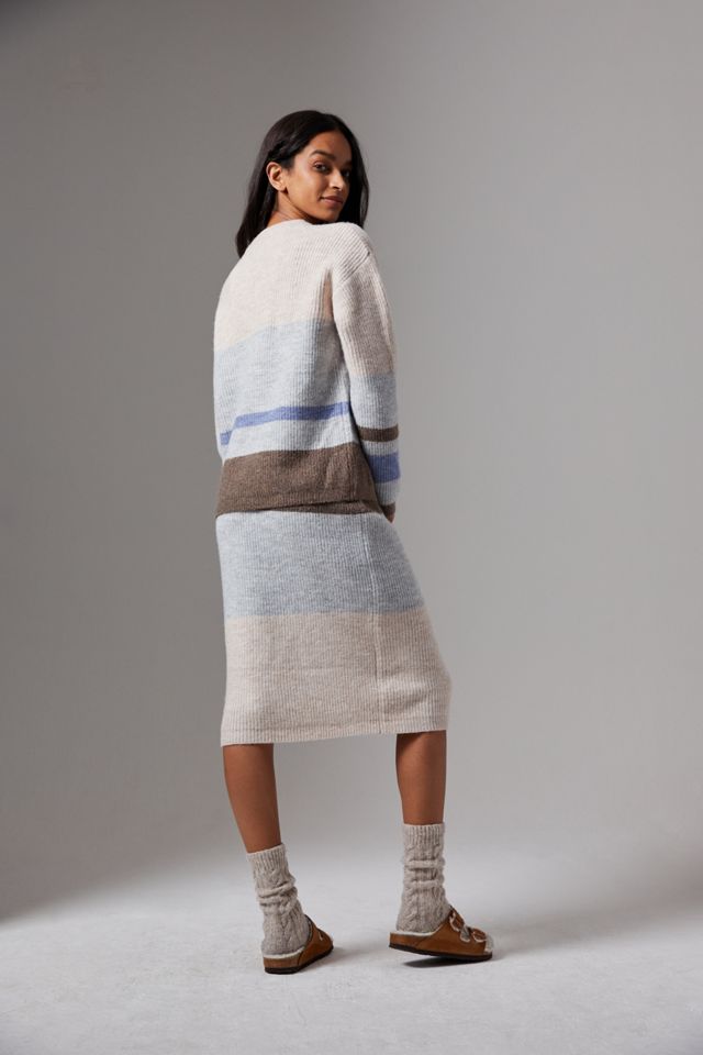 Lynnette Striped Sweater Set #1