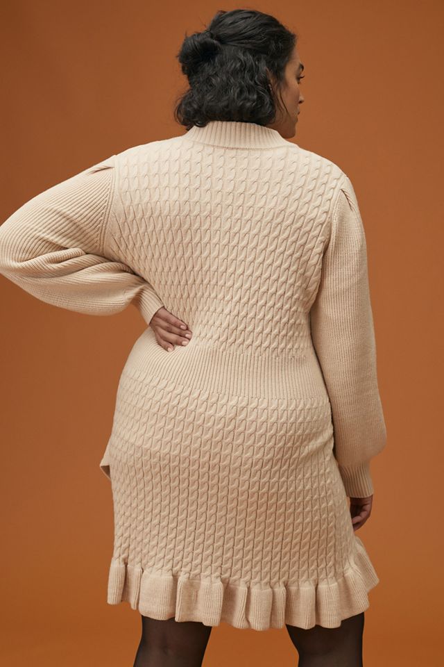 Ruffled Sweater Mini Dress #5