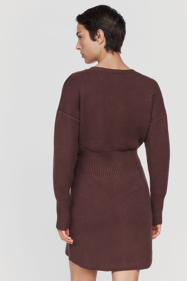 Flat White Sweater Mini Dress #2