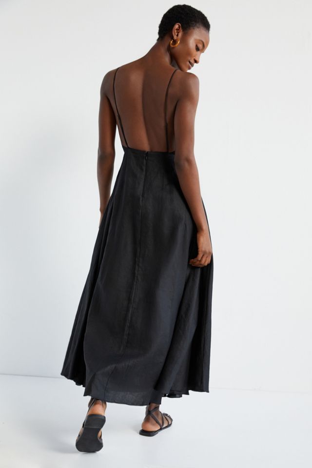 【Anthropologie】SAU LEE ペラ・マキシスカート Sau Lee Linen Maxi Dress | Anthropologie