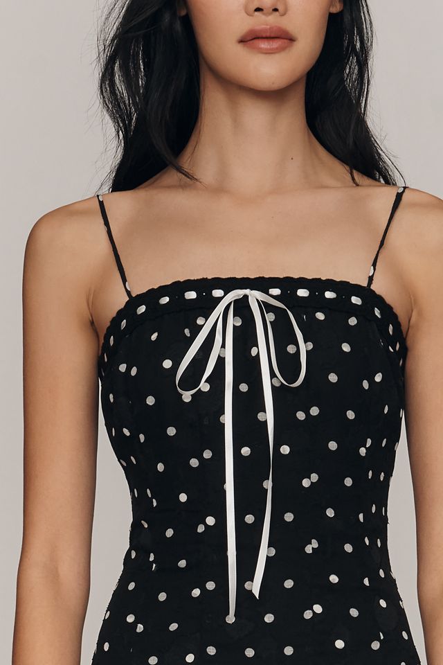 Arose Studio Brienne Square-Neck Midi Dress #6