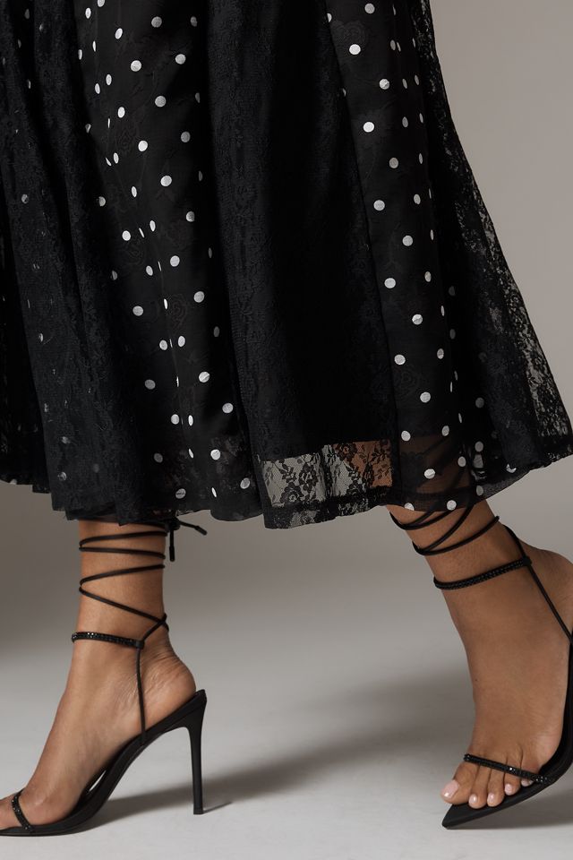 Arose Studio Brienne Square-Neck Midi Dress #3