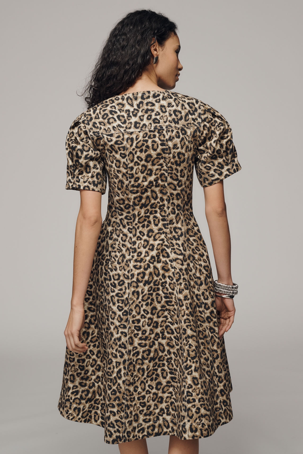 Arose Studio Cotton Jessamine Midi Shirt Dress