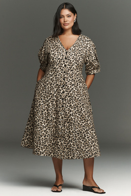 Cotton Jessamine Midi Shirt Dress