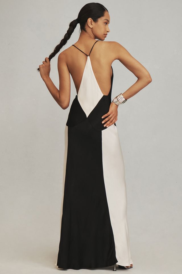 Bardot Adora Contrast V-Neck Maxi Dress #1