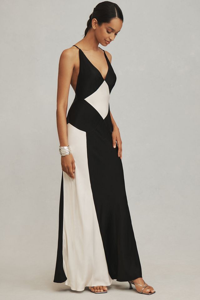 Bardot Adora Contrast V-Neck Maxi Dress #3