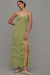 blue smocked maxi dress The Nantucket - Smocked Maxi Oyster Dress