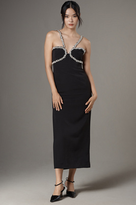 Bardot Amalia Diamante Midi Dress