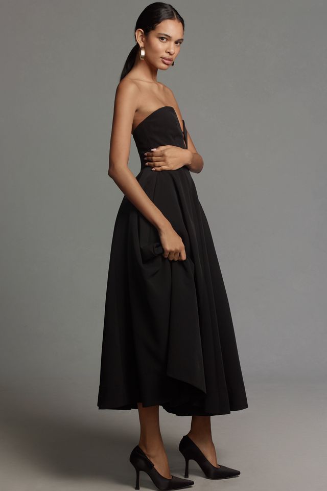 Bardot Opal Strapless Midi Dress #3
