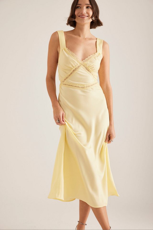 Bardot Emory Satin Midi Kleid #2