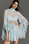Bardot Anyssa Long-Sleeve Ruffle Mini Dress