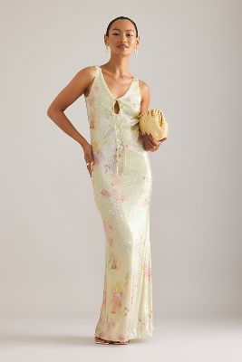 Robe mi-longue à sequins Eloda taille: Uk 10 chez Anthropologie - Bardot - Modalova