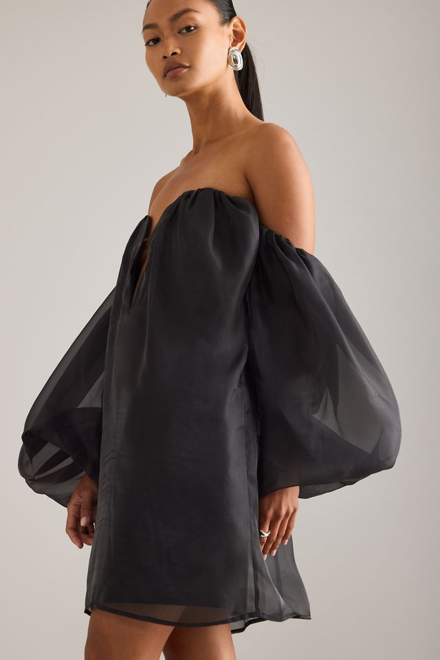 Bardot Freda Volume Off-The-Shoulder Mini Dress #5