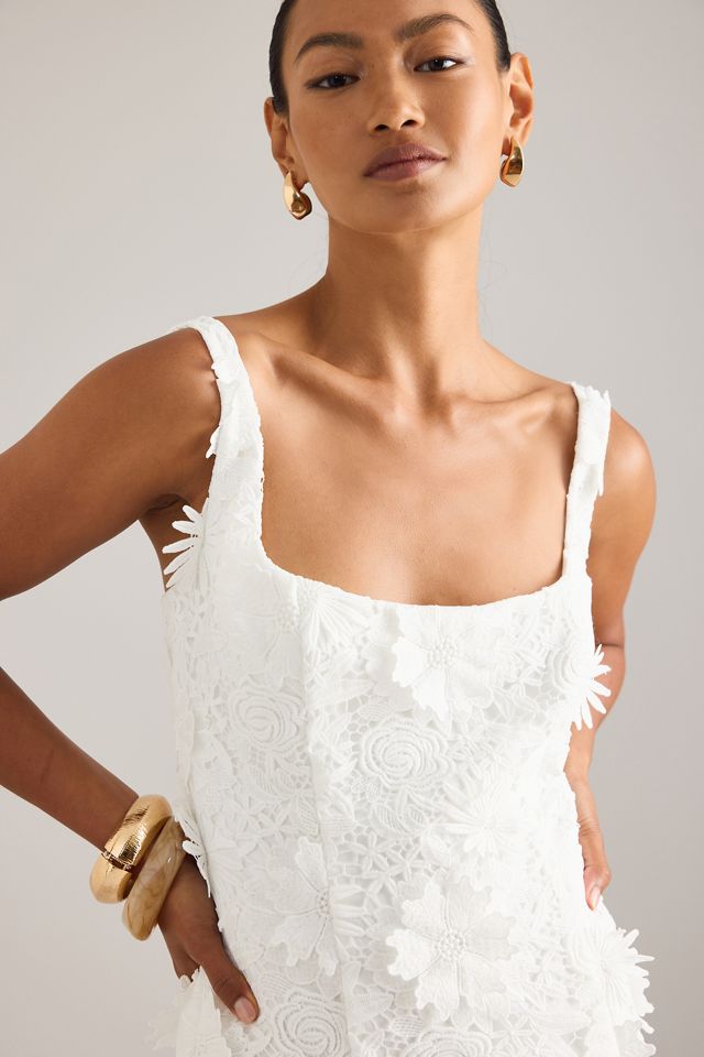 Robe mi-longue en dentelle Marico Bardot #4