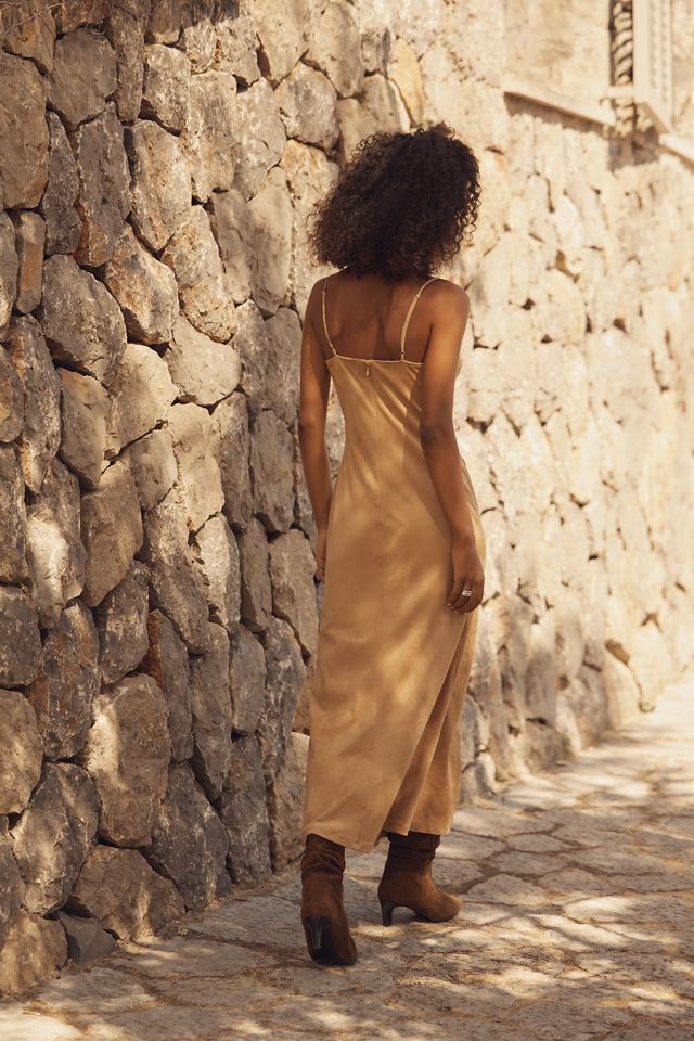 Bardot Nadira Faux-Suede Bare Midi Dress #3