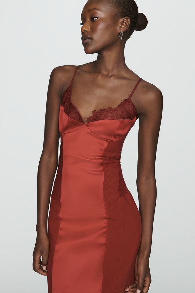 Bardot Katana Cutout Sweetheart Midi Dress #3