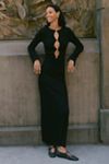Bardot Nautico Long-Sleeve Cutout Sweater Dress