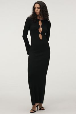 Bardot Nautico Knit Maxi Dress