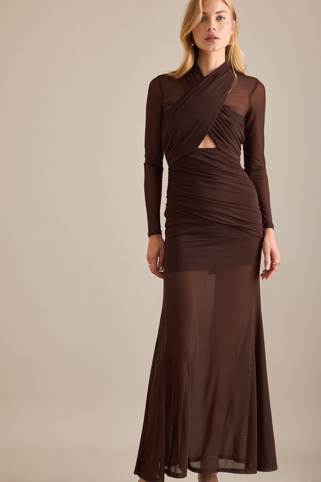 Bardot Veria Wrap Maxi Dress #3