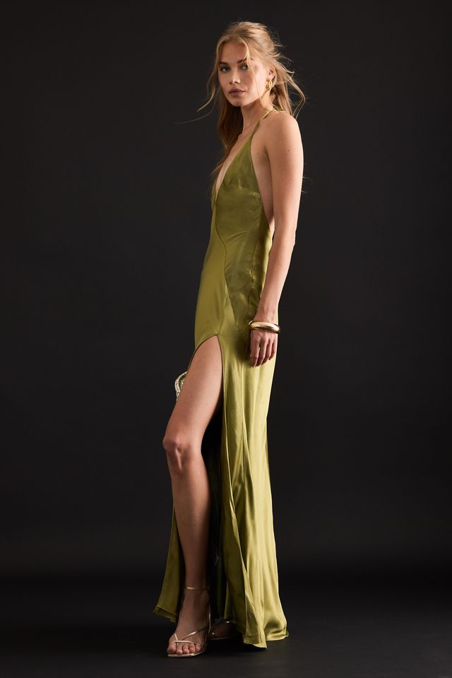 Bardot Yve Abito Lungo con Collo Halter #2