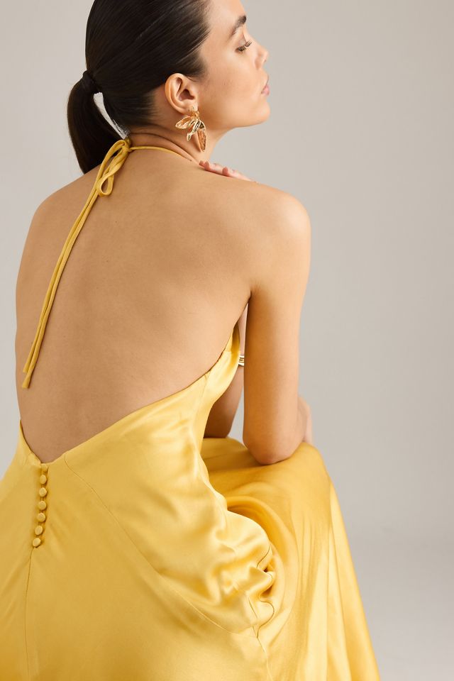 Bardot Yve Halter Maxi Dress #3
