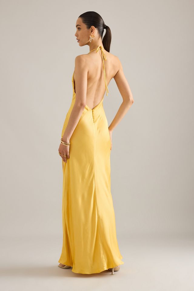 Bardot Yve Halter Maxi Dress #5