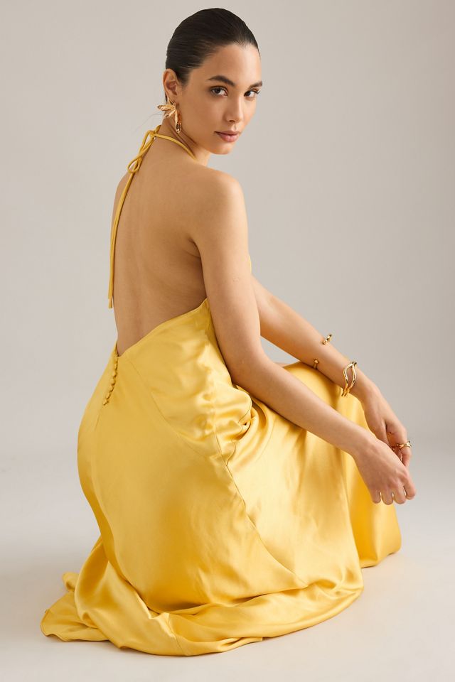 Bardot Yve Halter Maxi Dress #4
