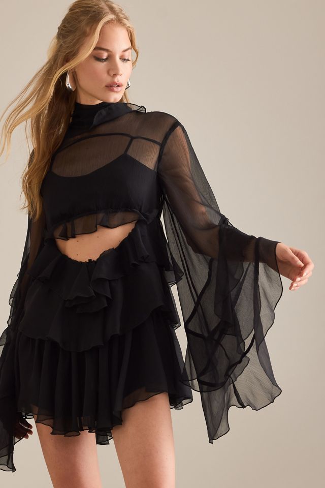 Bardot Anyssa Ruffle Mini Dress #2