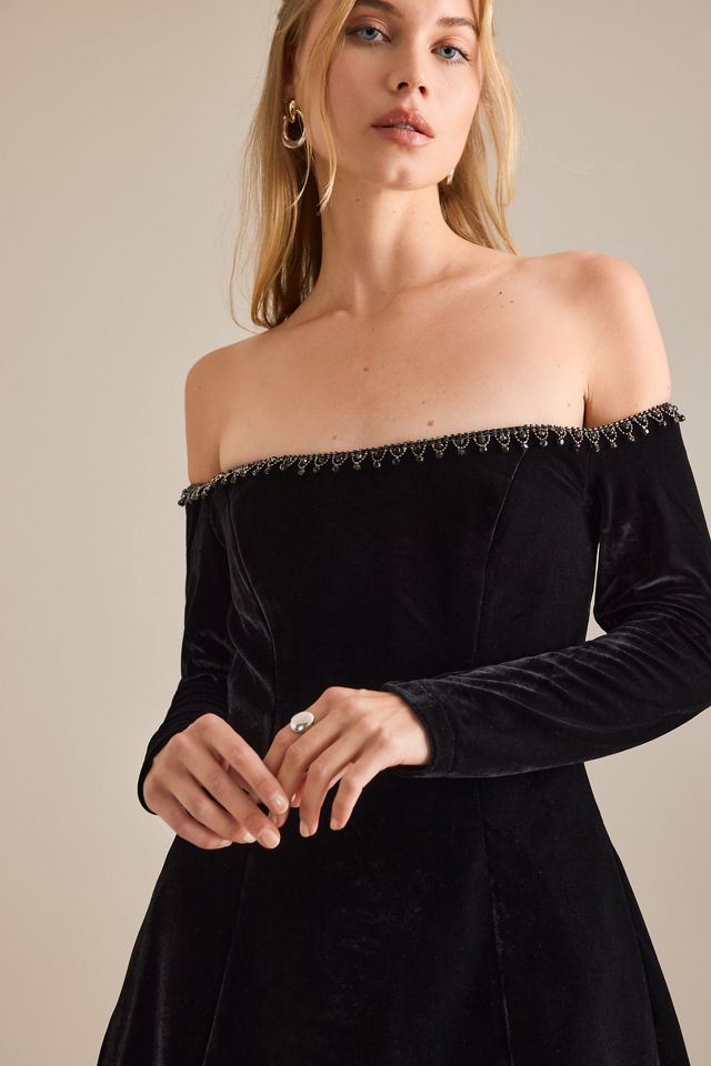 Bardot Nadene Trim Off-The-Shoulder Mini Dress #3