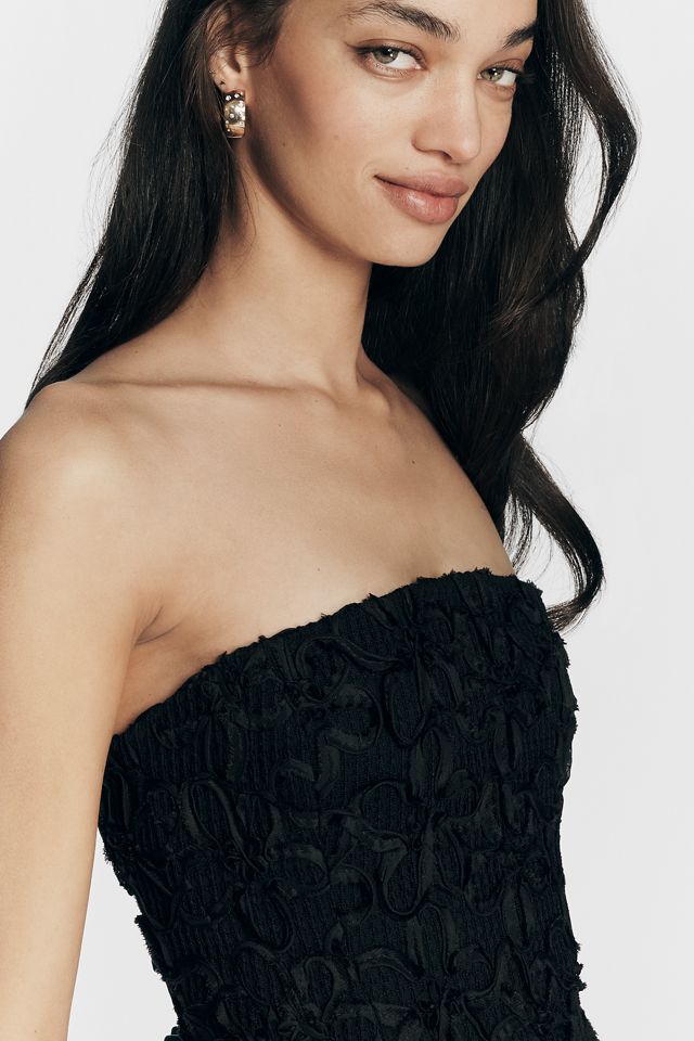 Bardot Karoline Textured Mini Dress Black