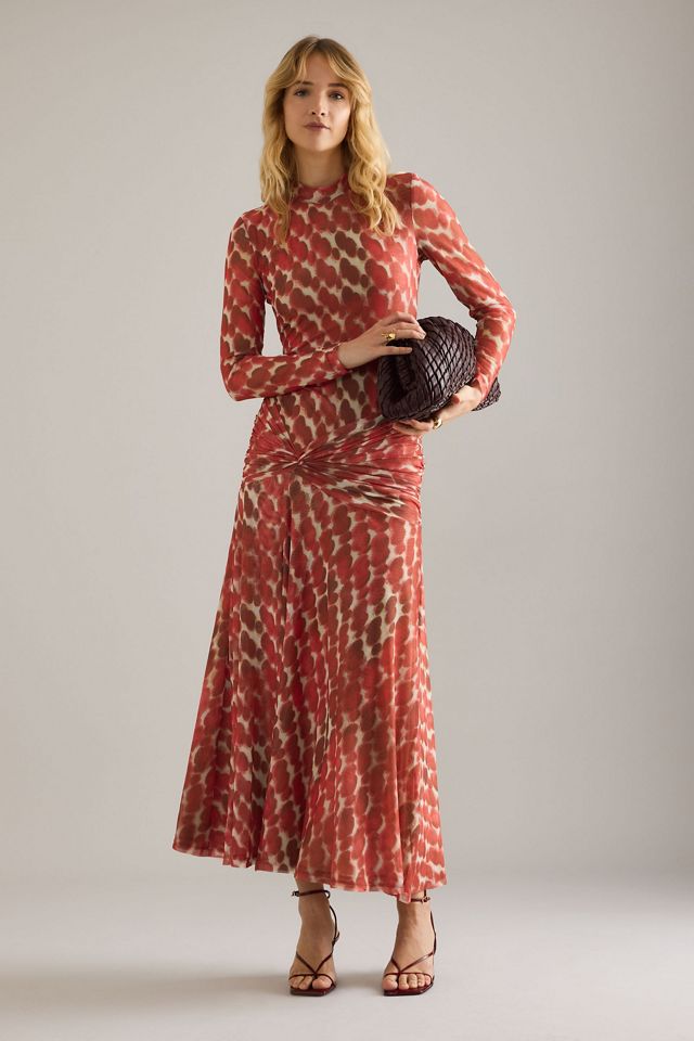 Bardot Lea Bedrucktes Mesh-Midikleid #2