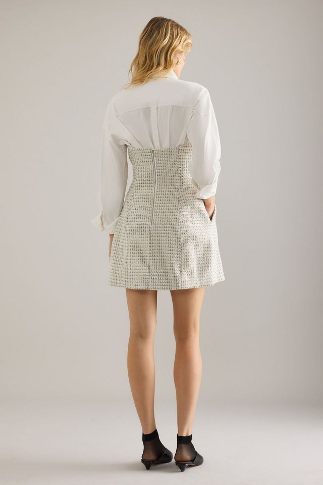 Bardot Abito Mini Bouclé Senza Spalline Florine #1