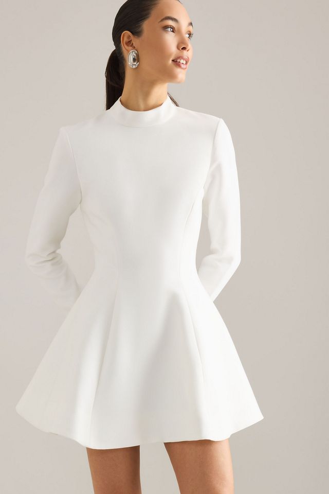 Bardot Zephyra High-Neck Long-Sleeve Mini Dress #2