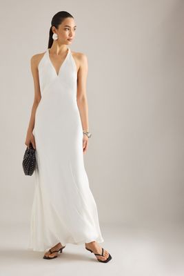by anthropologie sleeveless sheer ruffled maxi dress By Anthropologie Sleeveless Sheer Ruffled Maxi Dress