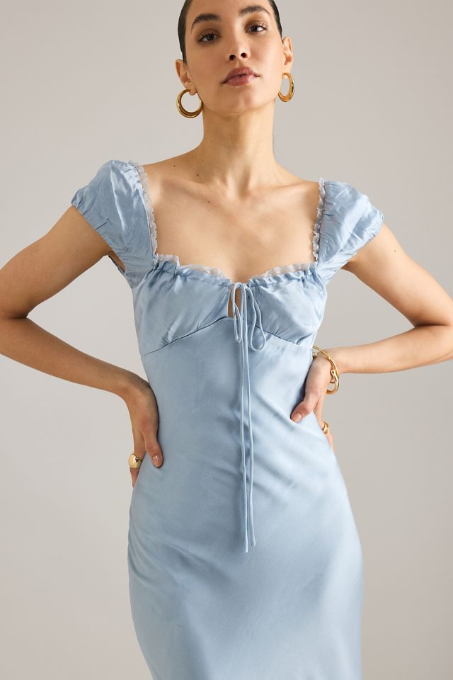 Bardot Stasia Satin Maxi Slip Dress #4
