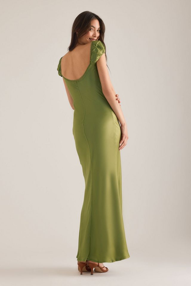 Bardot Stasia Satin Maxi Slip Dress #1