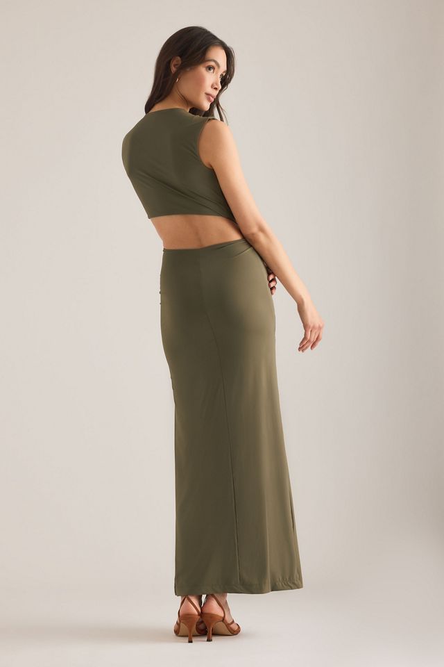 Robe longue découpée avec quincaillerie Felix Bardot #1