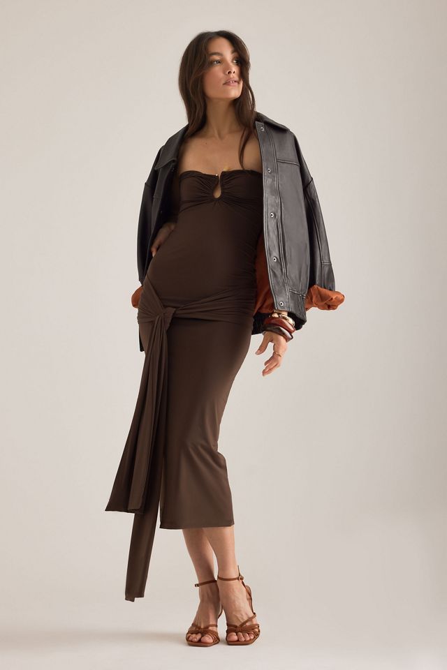 Robe midi bustier Laverne Bardot #3