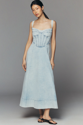 Lilah Denim Midi Dress