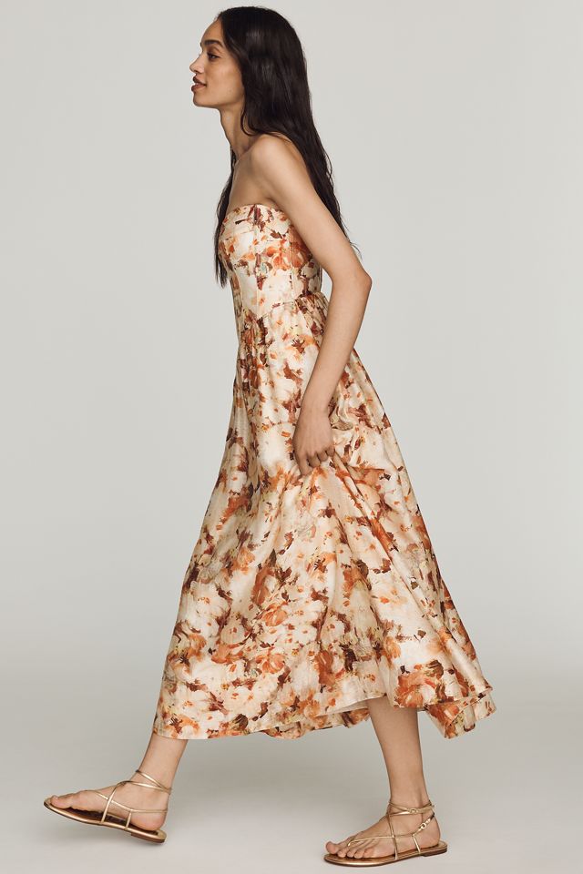 Bardot Lola Strapless Midi Dress #2