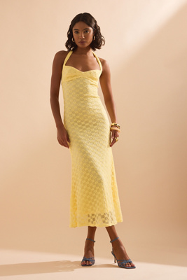 Bardot Mariko Halter Midi Dress
