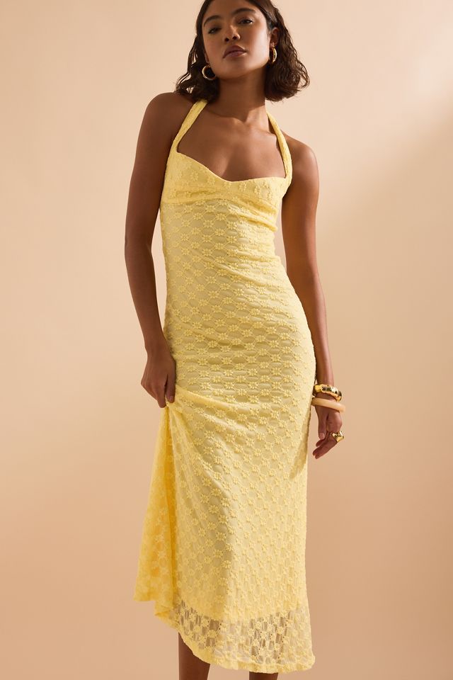 Vestido Midi Halter Mariko Bardot #4