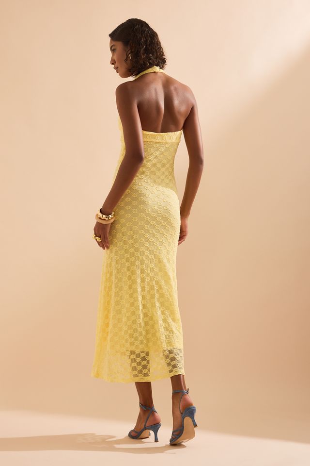 Vestido Midi Halter Mariko Bardot #5
