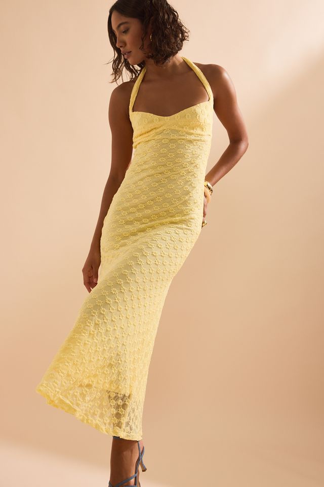 Bardot Mariko Halter Midi Dress