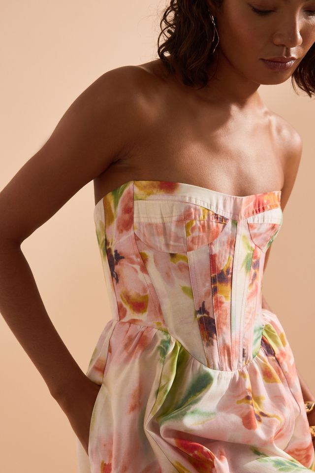 Bardot Robe Midi Corset Sans Bretelles Lola #6